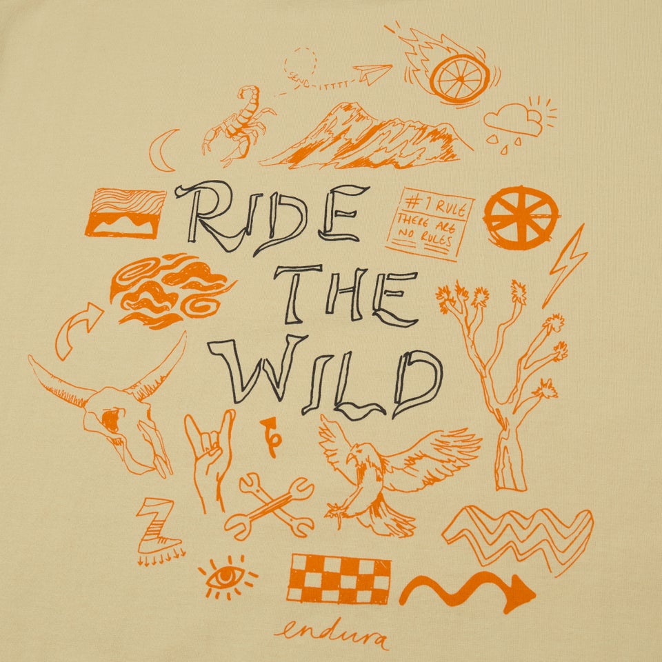 Unisex Ride The Wild Graphic Tee - Light Sand