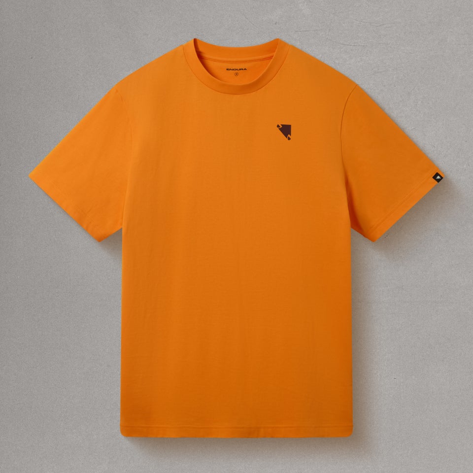 Unisex Icon Logo Graphic Tee - Endura Orange