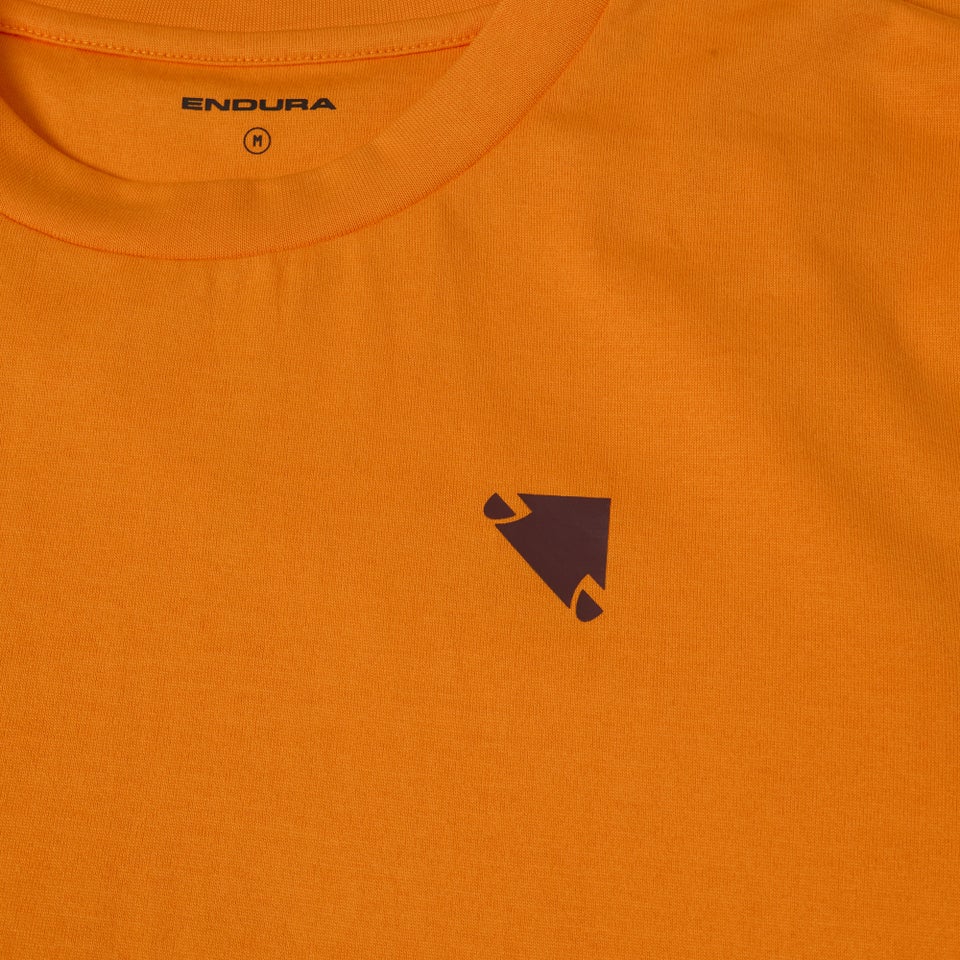 Unisex Icon Logo Graphic Tee - Endura Orange