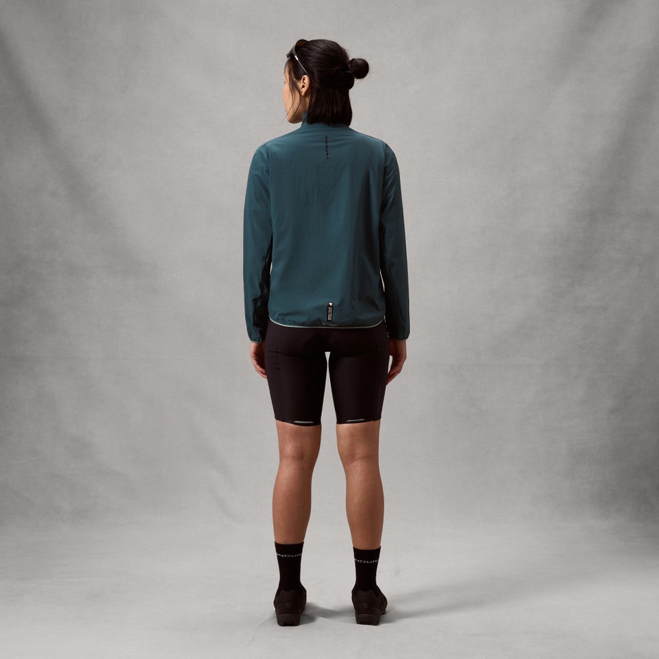 Women's AllTrack Ride Packable Jacket - Teal