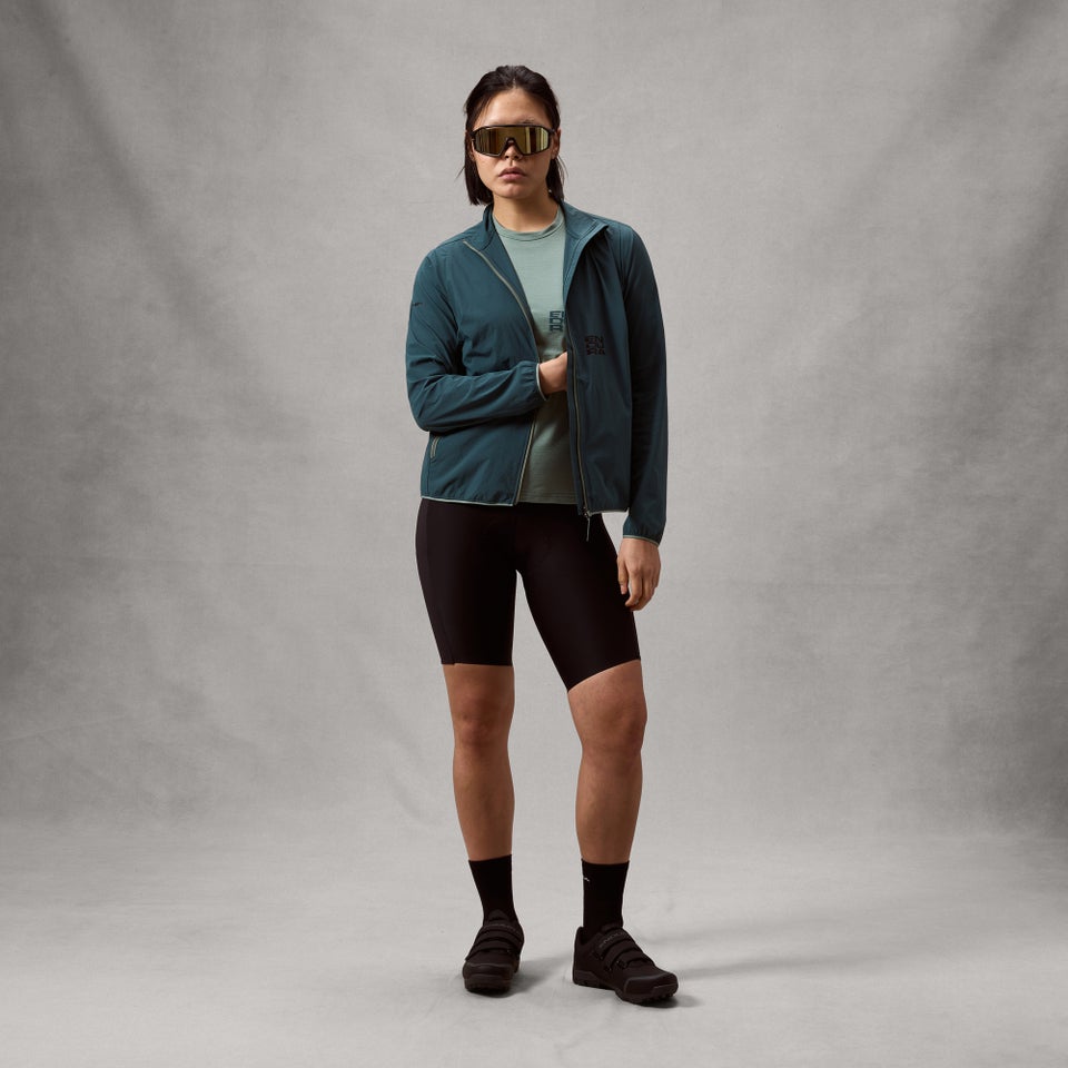 Women's AllTrack Ride Packable Jacket - Teal