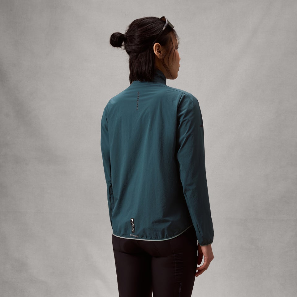 Women's AllTrack Ride Packable Jacket - Teal