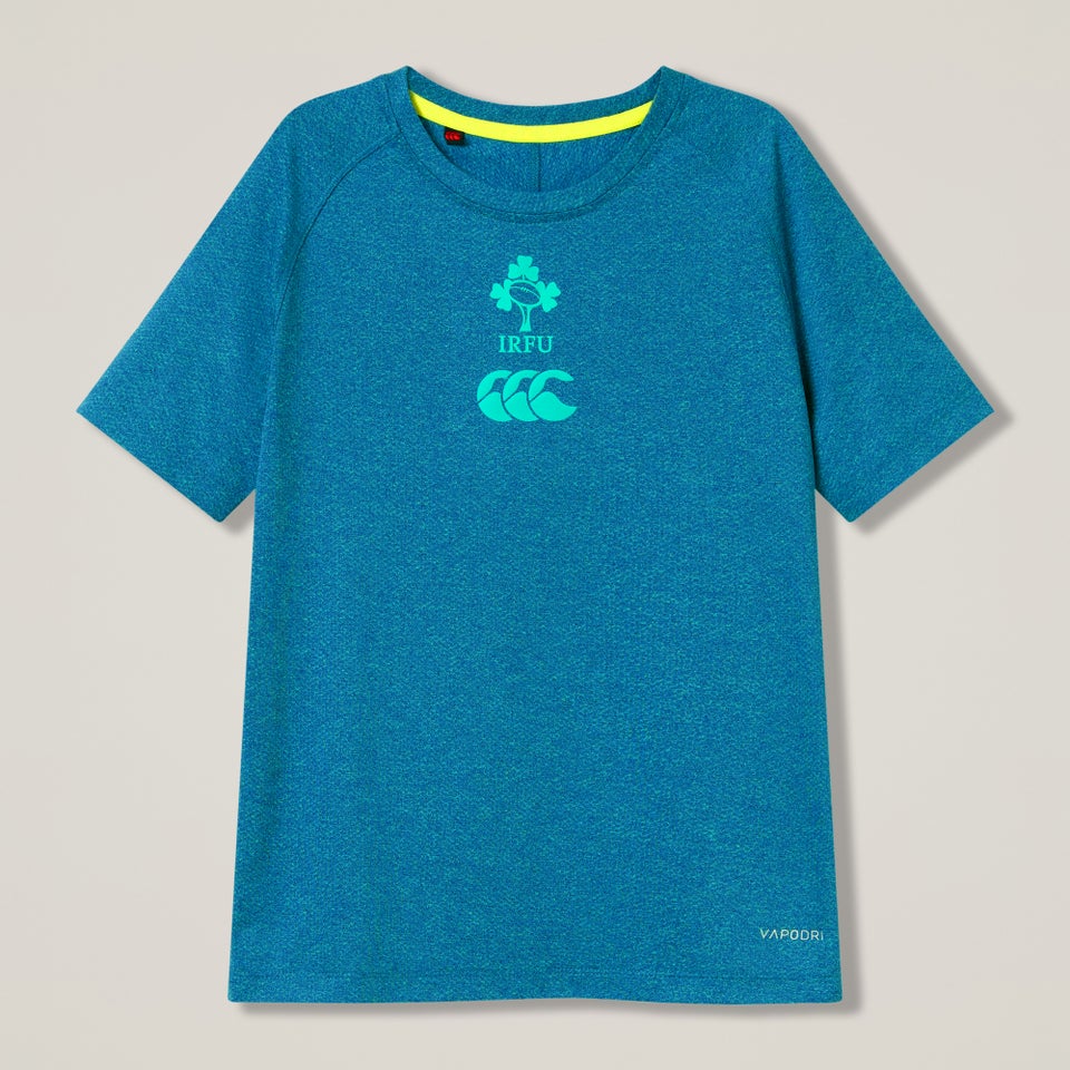 Junior Unisex Ireland Elite Training Tee Blue