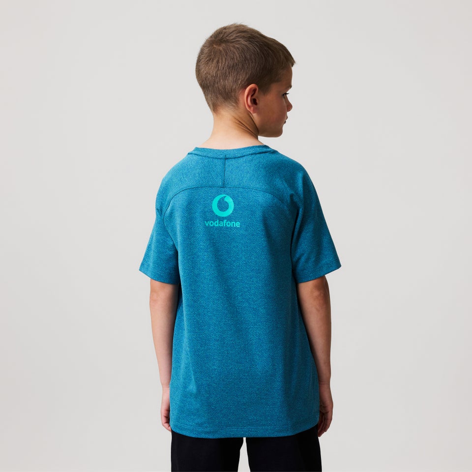 Junior Unisex Ireland Elite Training Tee Blue
