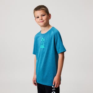 Junior Unisex Ireland Elite Training Tee Blue