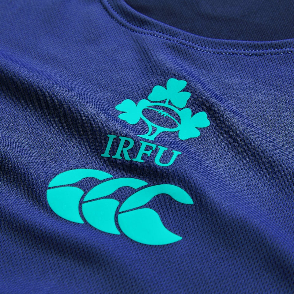 Mens Ireland Poly Training Singlet Navy
