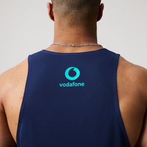 Mens Ireland Poly Training Singlet Navy