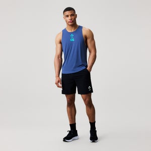 Mens Ireland Poly Training Singlet Navy