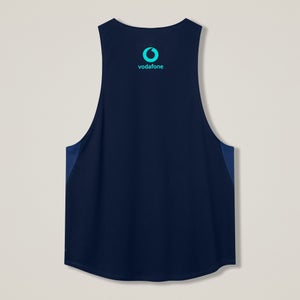 Mens Ireland Poly Training Singlet Navy