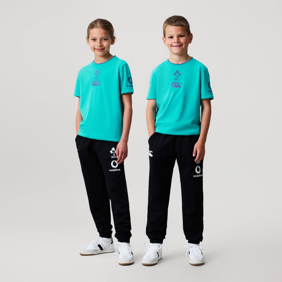 Junior Unisex Ireland Team Cotton Tee Blue