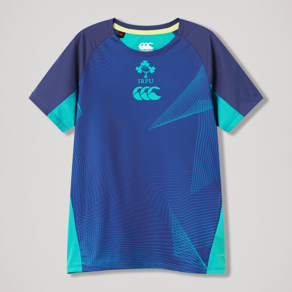 Junior Unisex Ireland Superlight Training Tee Navy