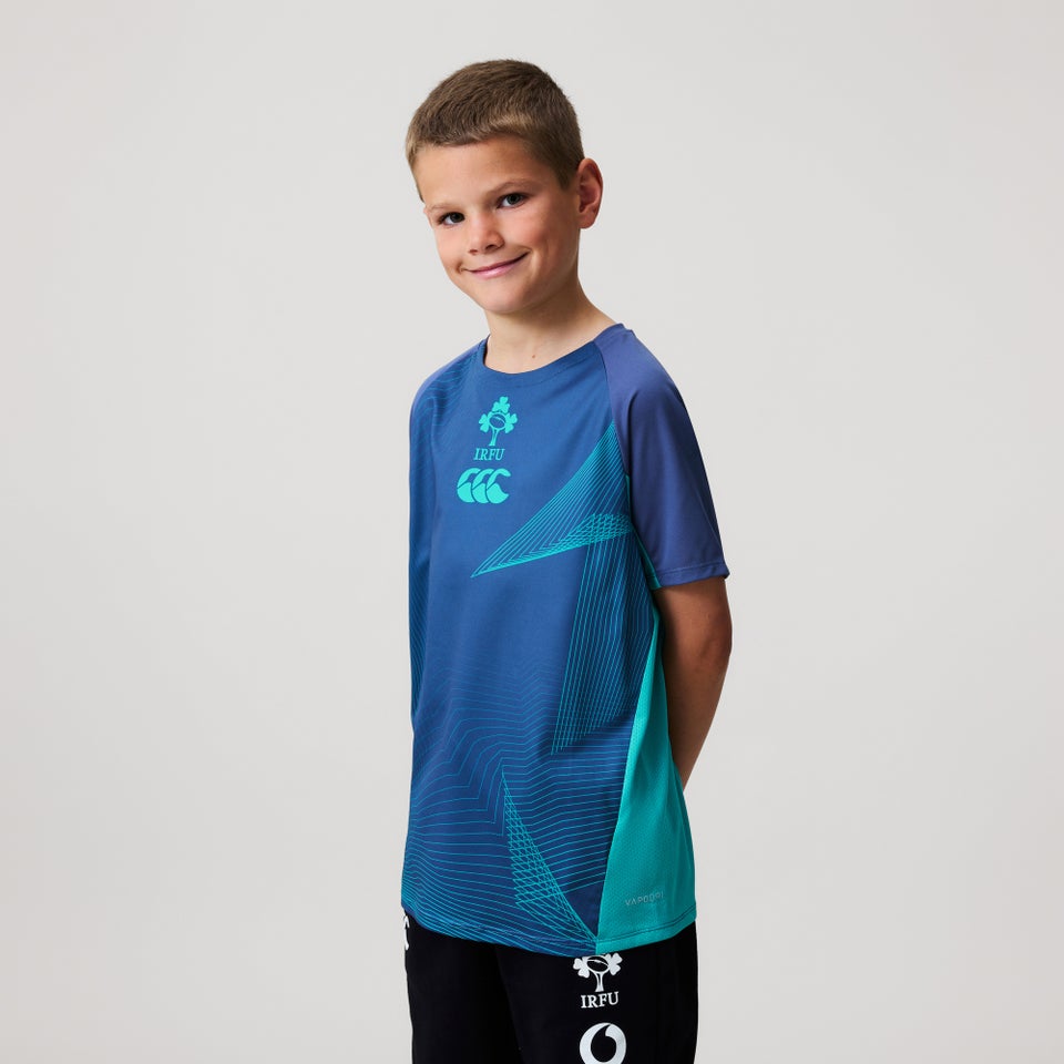 Junior Unisex Ireland Superlight Training Tee Navy