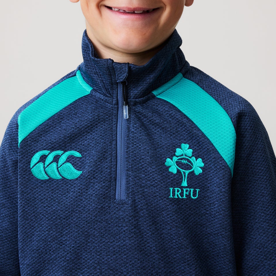 Junior Unisex Ireland Elite First Layer Navy