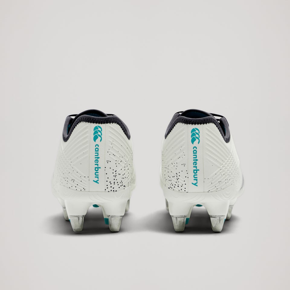Adult Unisex Stampede Groundbreak Pro Soft Ground Boots White