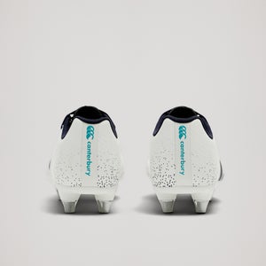 Junior Unisex Stampede Groundbreak Team Soft Ground Boots White