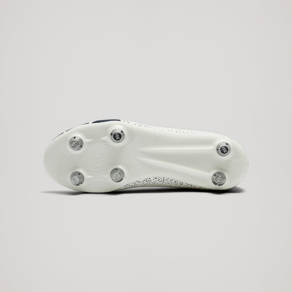 Junior Unisex Stampede Groundbreak Team Soft Ground Boots White