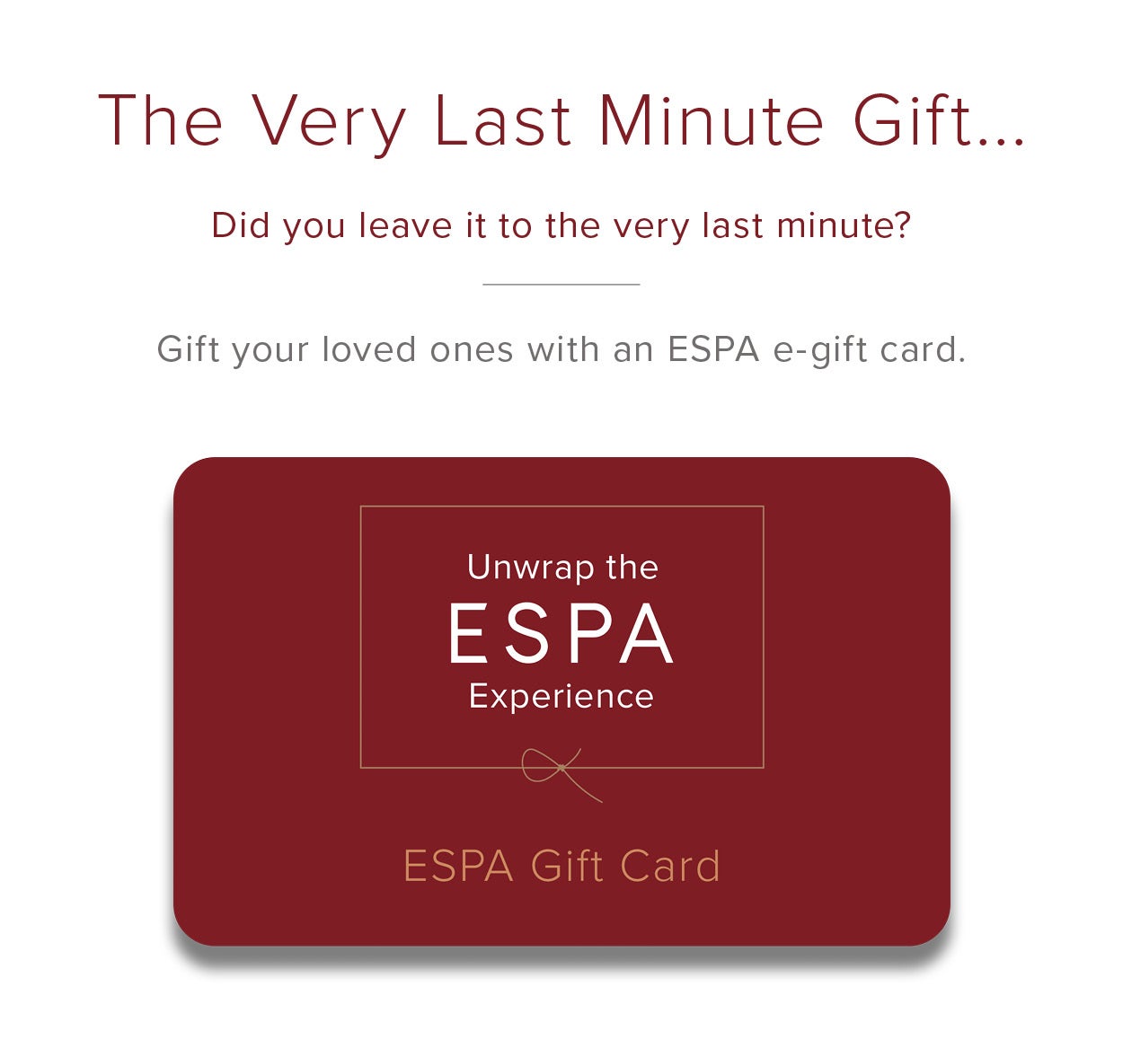 ESPA Gift Cards