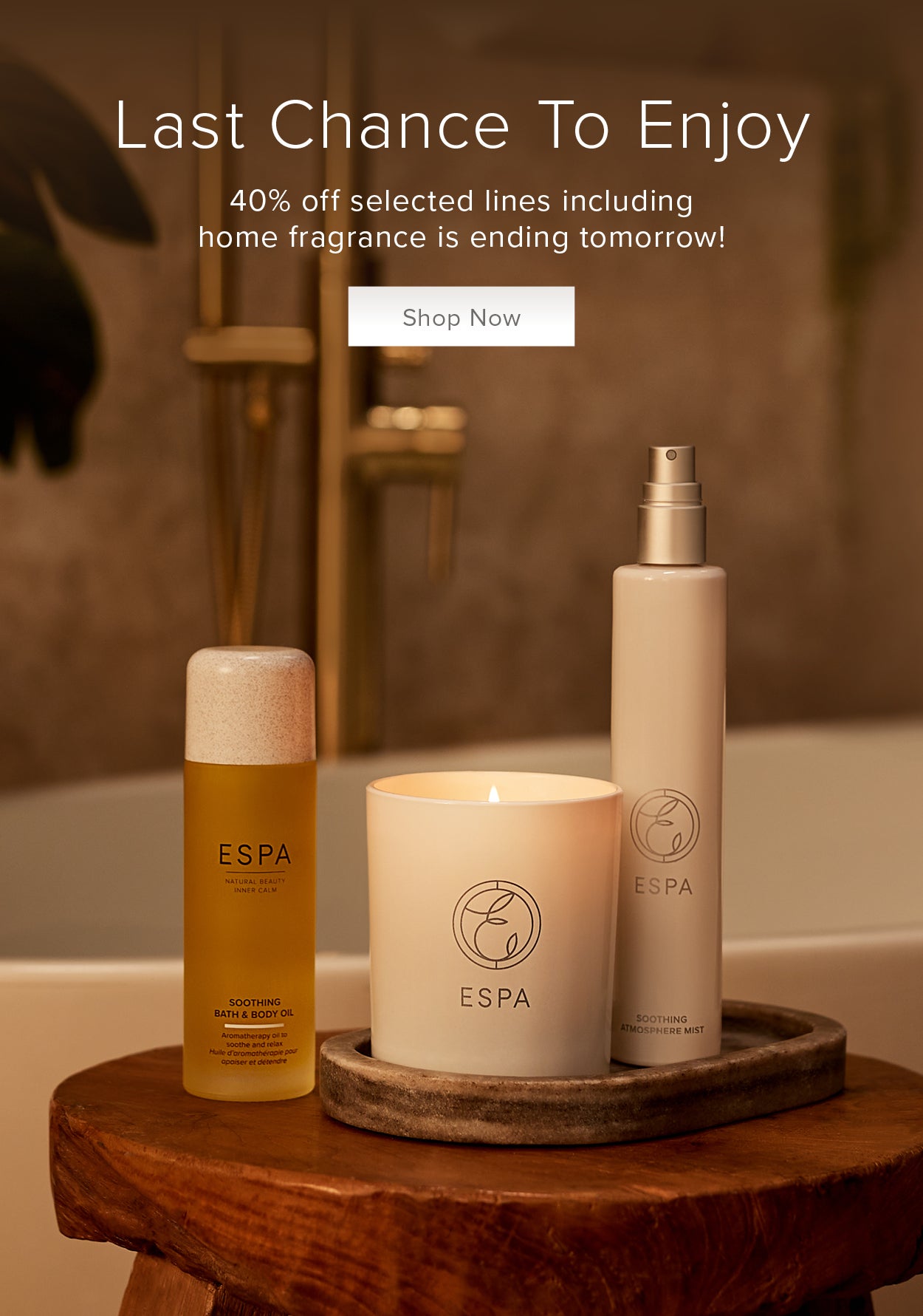 Last chance 40 percent off selected