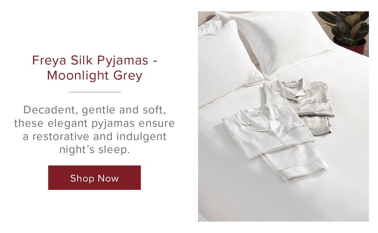 Freya Silk Pyjamas Moonlight Grey