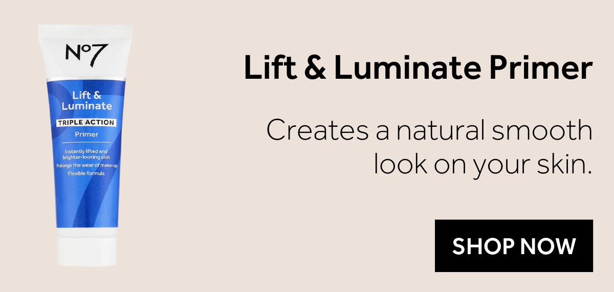 Lift & Luminate Primer Creates a natural smooth look on your skin while appearing you have nothing on.