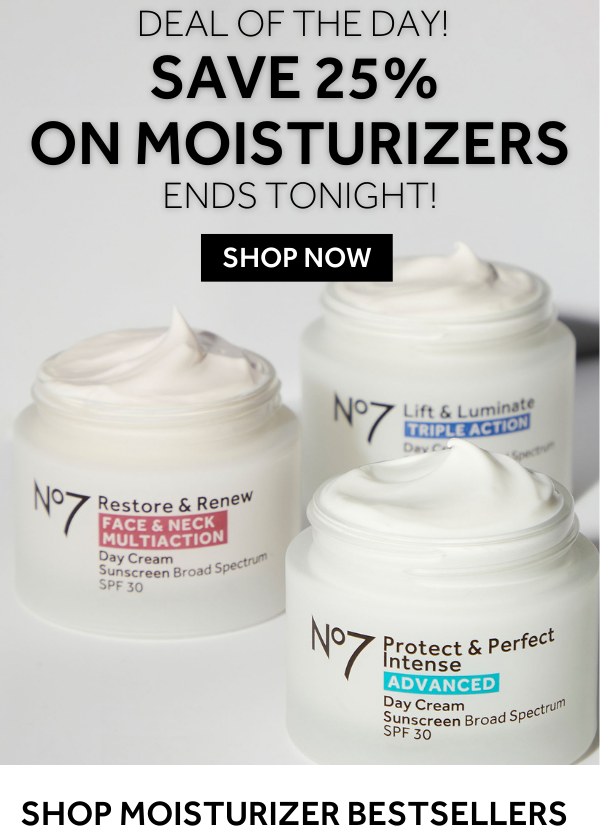 save 25% off moisturizers shop bestsellers.