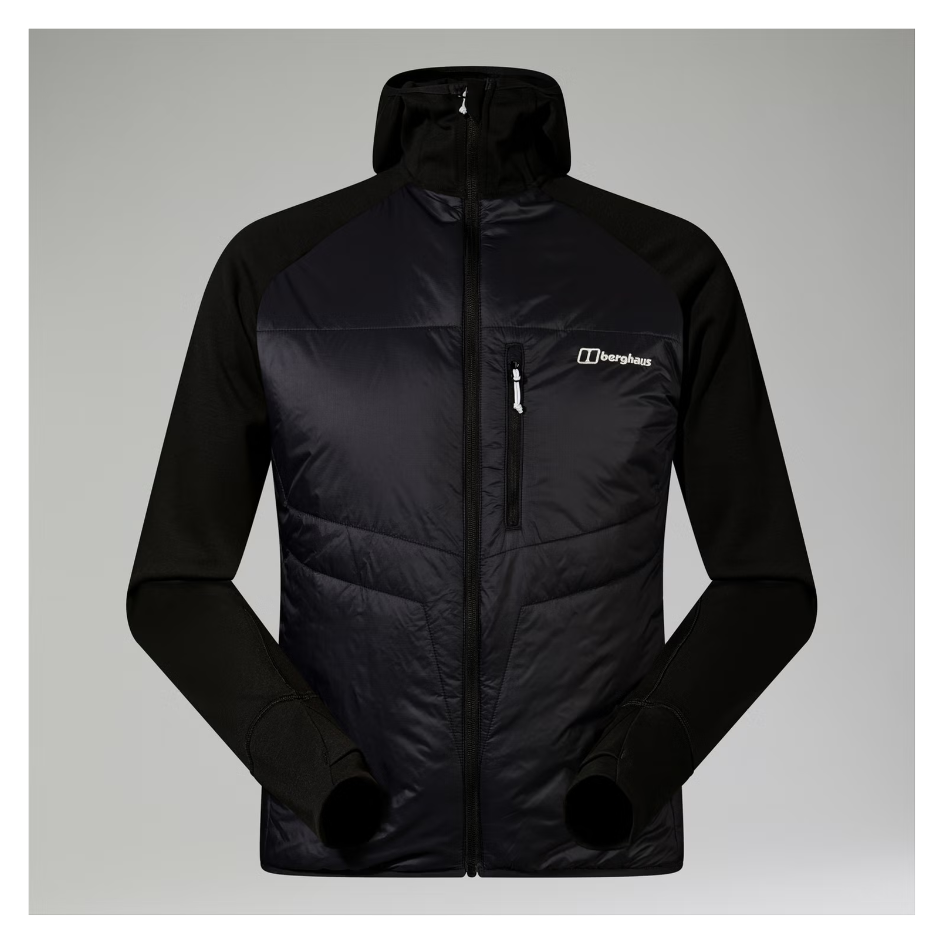 Men's Trawden Hybrid Hooded Jacket - Black