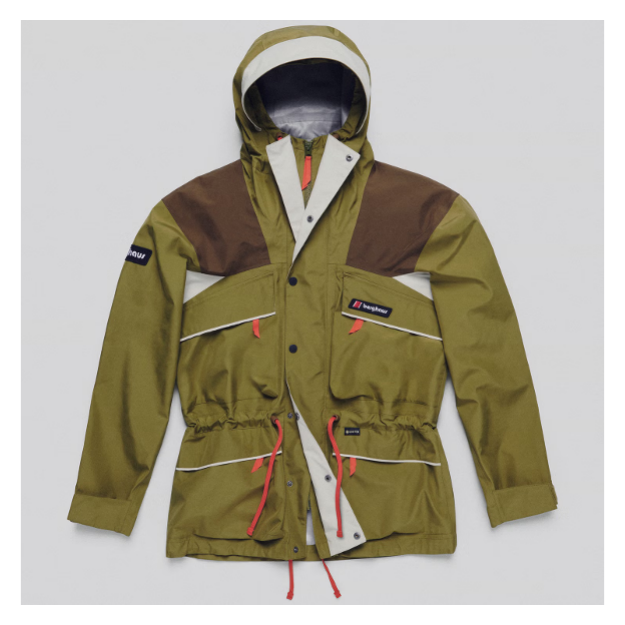 Wasserdichte Trango Gore-Tex Damen-Jacke - Grün/Braun