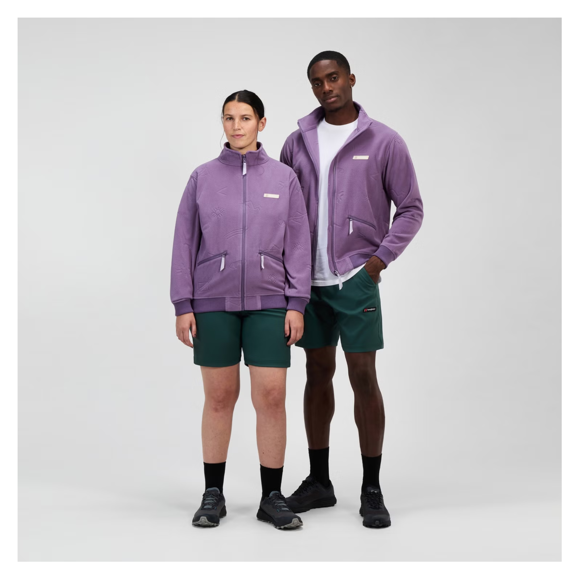 Unisex Daily Nature Interactive Fleece - Violett