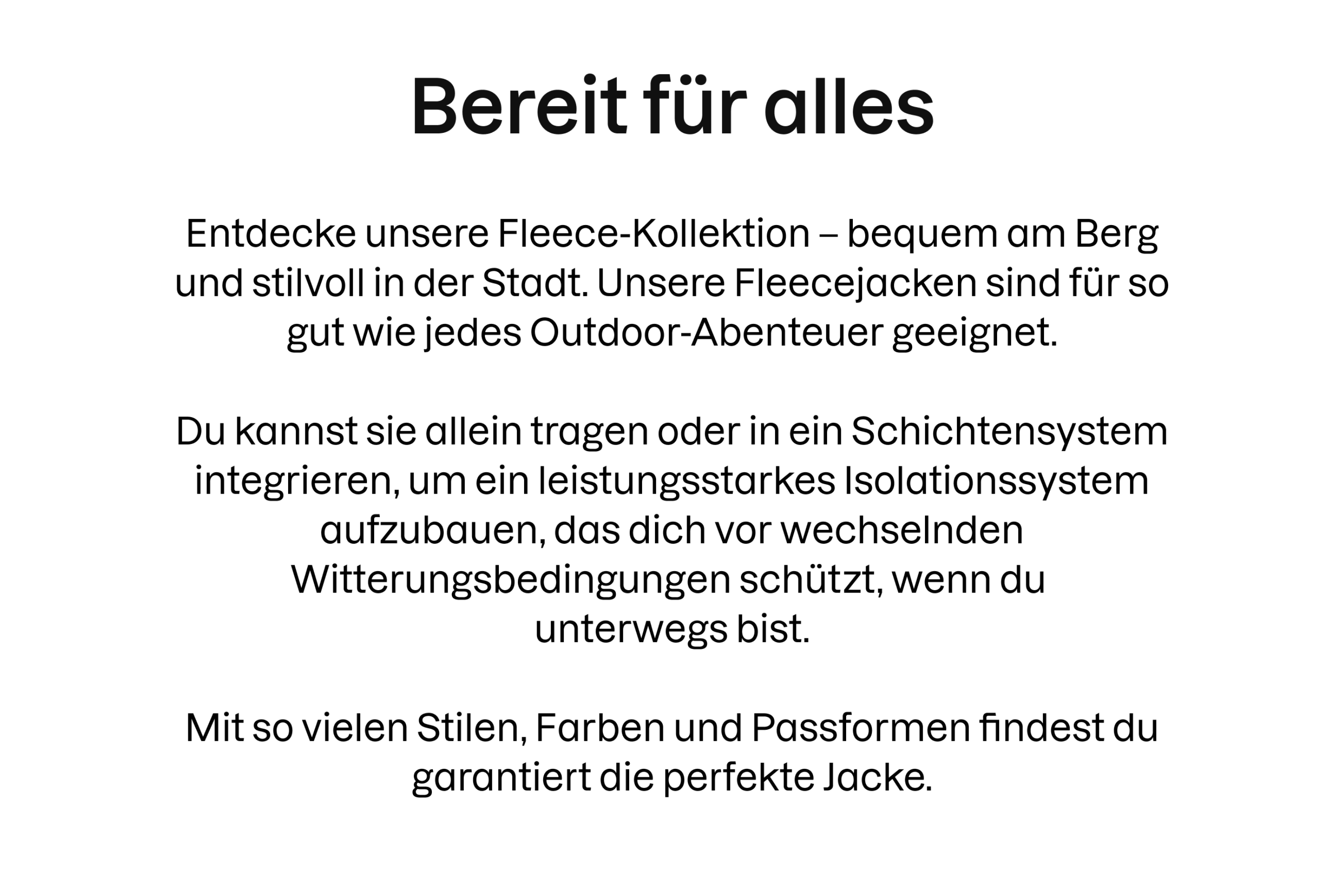 Alle Fleece Artikel