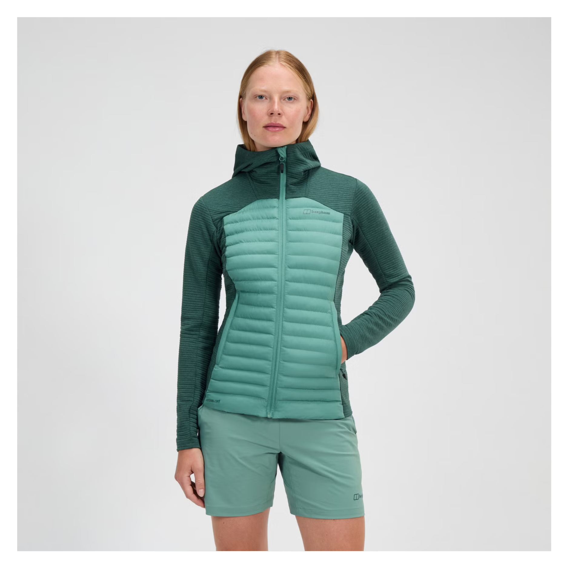 Women's Nula Hybrid Synthetic Insulated Jacket - Green