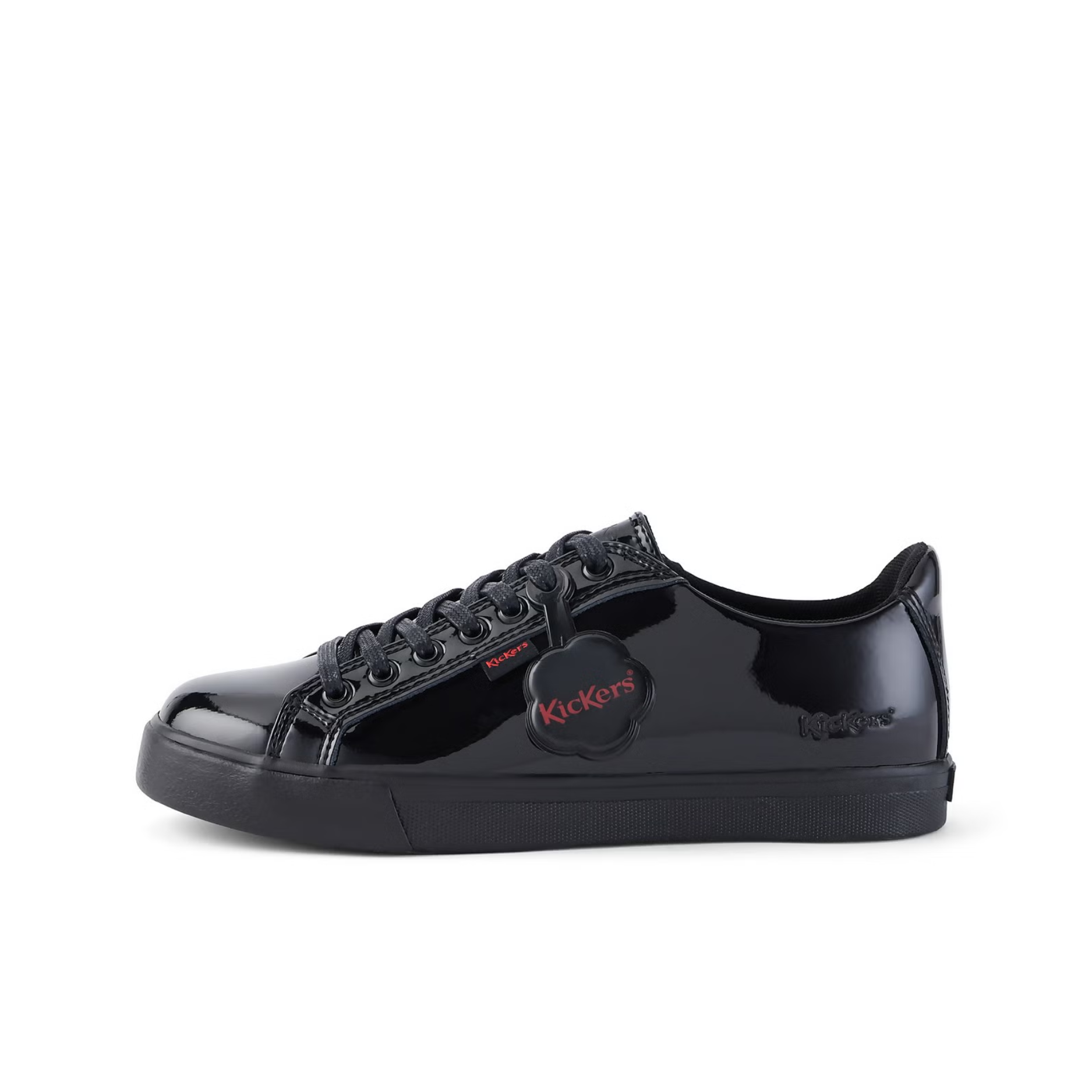 Youth Womens Tovni Lacer Patent Leather Black