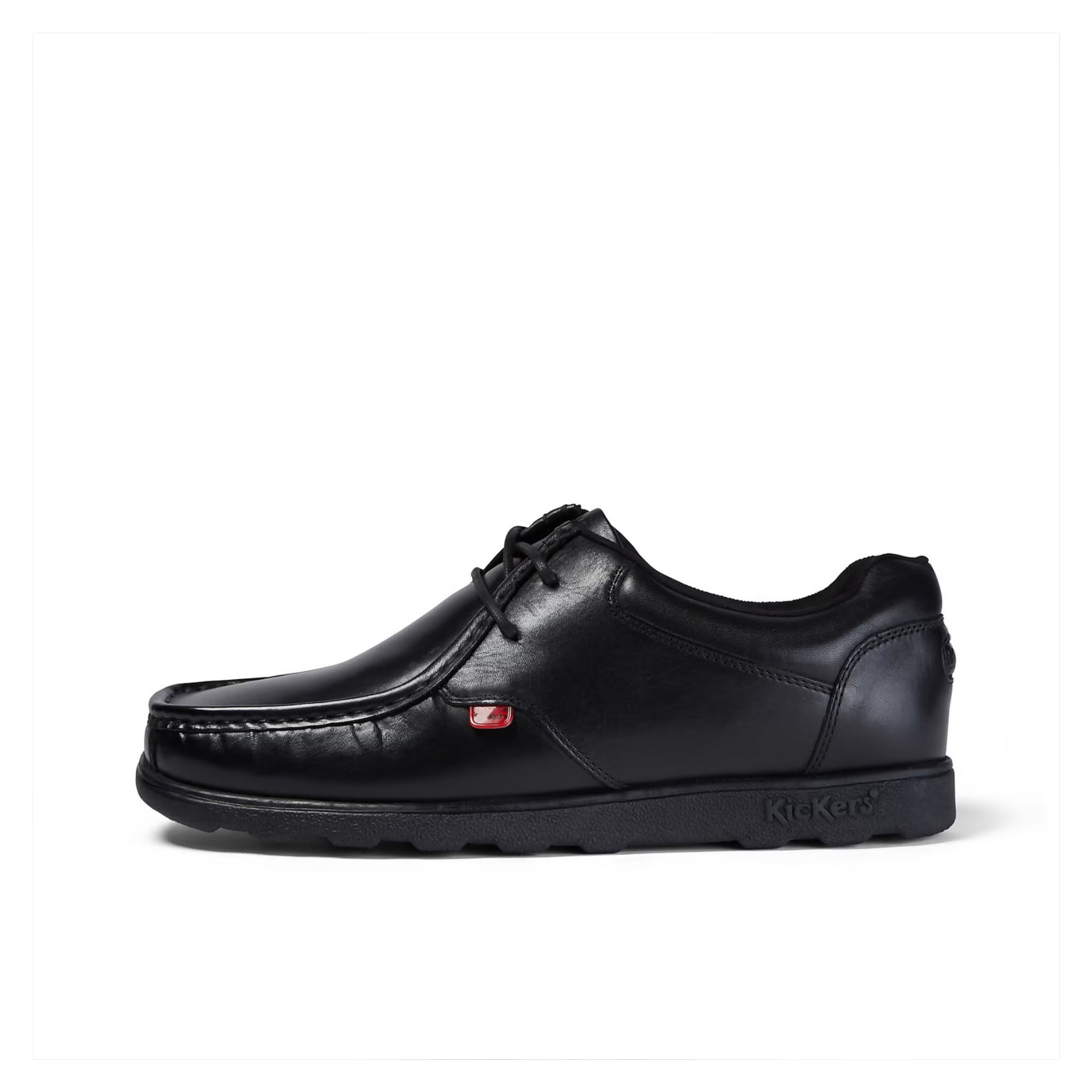 Adult Mens Fragma Lace Leather Black