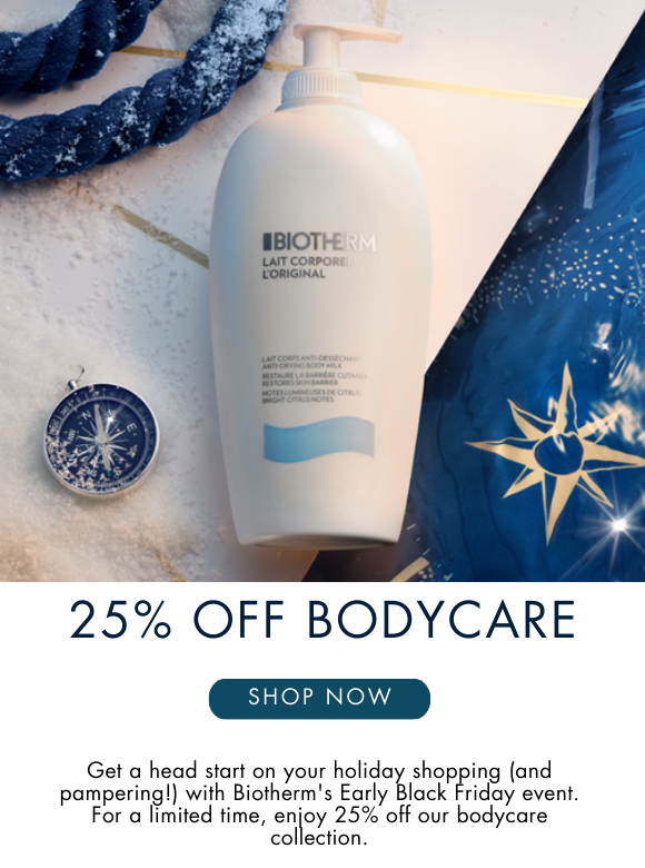 25% off body care