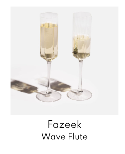 Fazeek Wave Flute - Set of 2 Clear