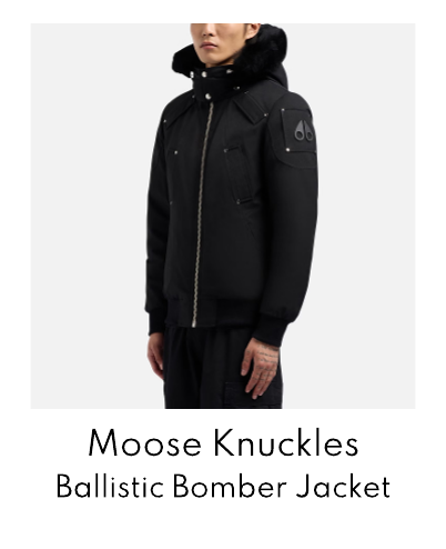 Moose Knuckles Ballistic Cotton-Blend Bomber Jacket