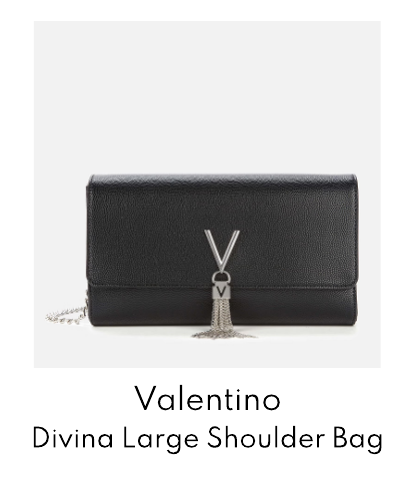 Valentino Women's Divina Large Shoulder Bag - Black