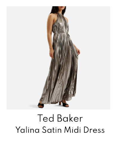 Ted Baker Yalina Satin Midi Dress