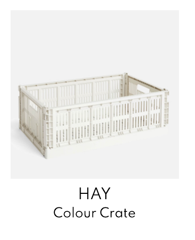 HAY Colour Crate Off White - L