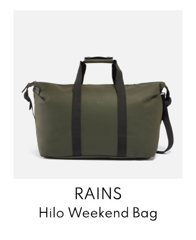 Rains Hilo Matte Shell Weekend Bag
