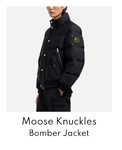 Moose Knuckles Hight Point Gold Label Bomber Jacket