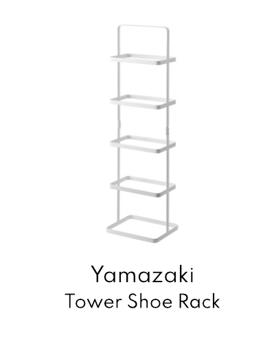 Yamazaki Tower Shoe Rack - White
