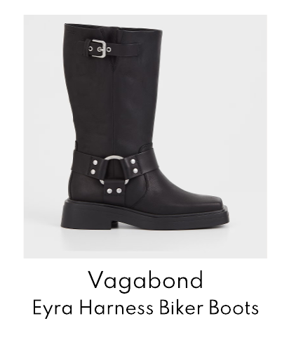 Vagabond Eyra Leather Harness Biker Boots