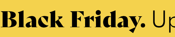 Black Friday: Up to 60% off. Shop now.