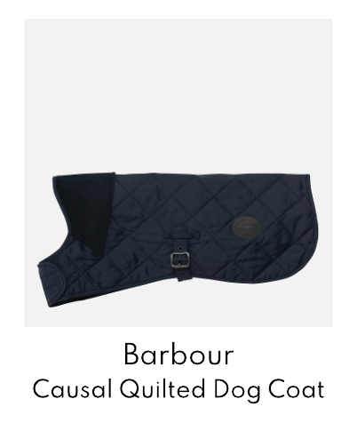 Barbour Causal Quilted Dog Coat - Navy