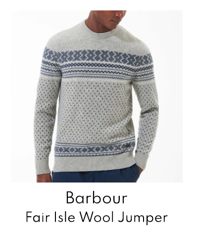 Barbour Fair Isle Wool Jumper