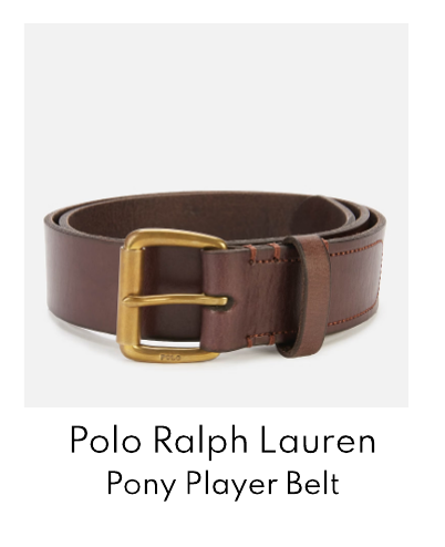 Polo Ralph Lauren Pony Player Vegan Leather Belt