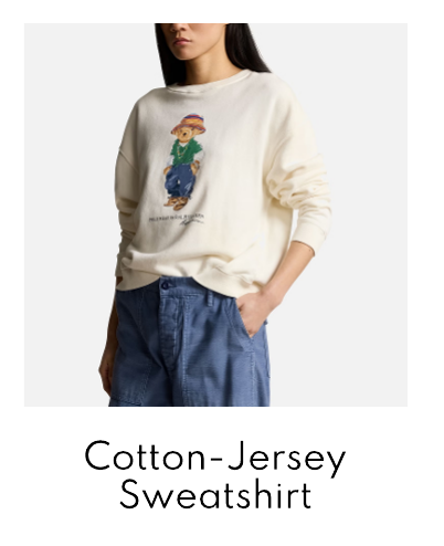 Polo Ralph Lauren Beach Bear Cotton-Jersey Sweatshirt