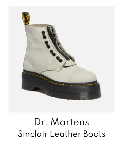 Dr. Martens Women's Sinclair Leather Zip Front Boots
