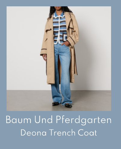 Baum Und Pferdgarten Deona Cotton-Gabardine Trench Coat