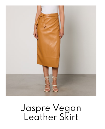 Never Fully Dressed Jaspre Vegan Leather Skirt